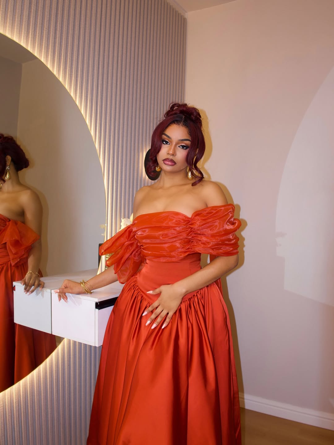 Debra single off shoulder